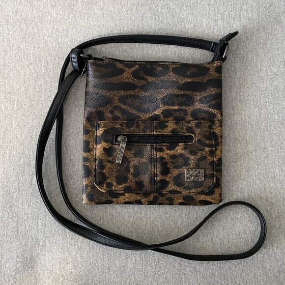 Lula Faux Leather Leopard Print Crossbody Bag - Picture 2 of 16